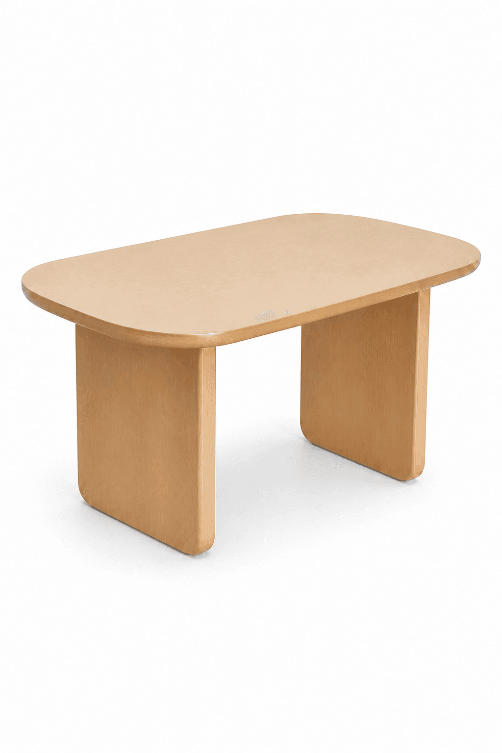 Rounded Rectangular Dining Table & Bench