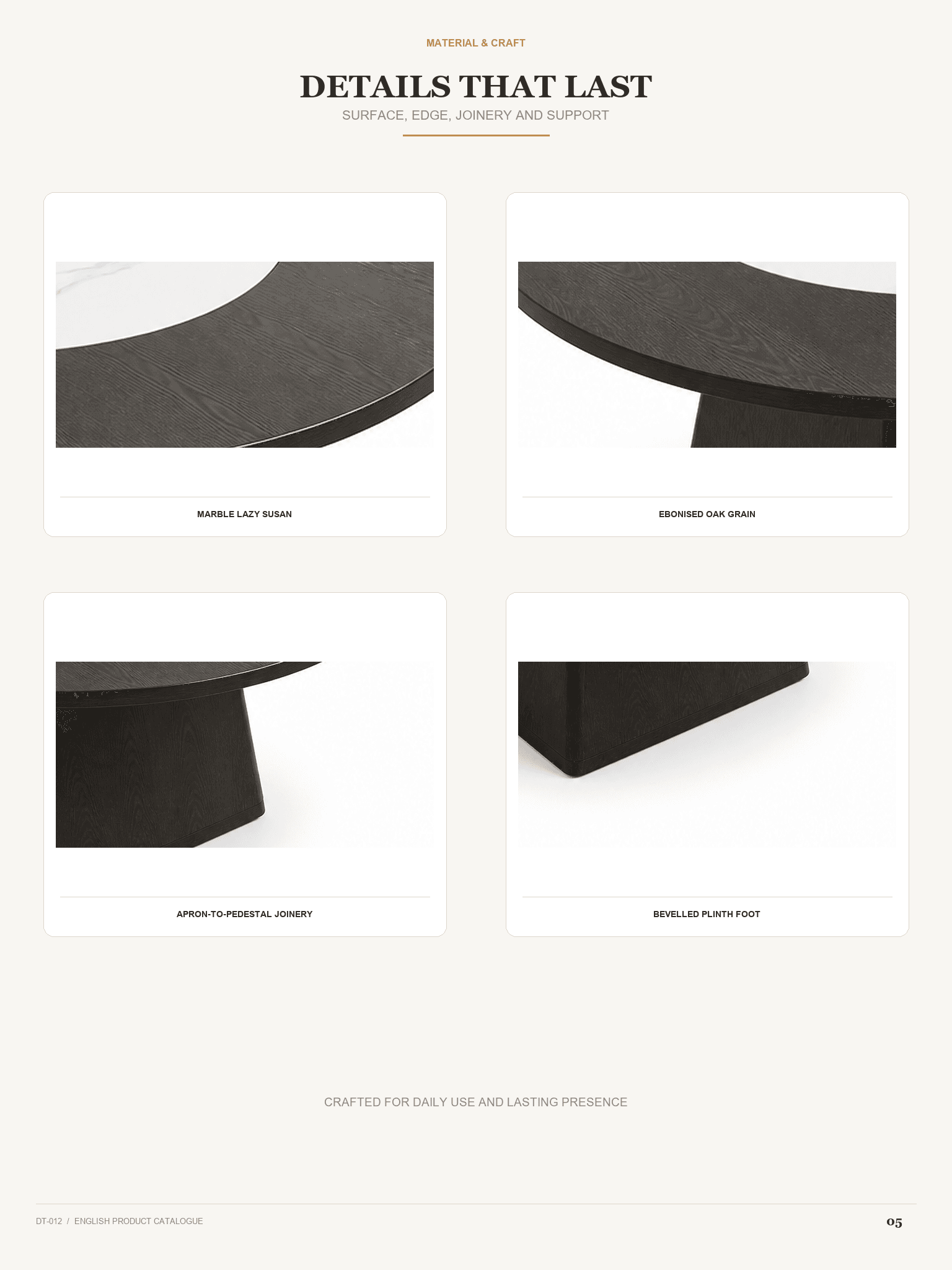 DT-012 · Material and craft